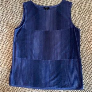 Lafayette 148 🌟 blueberry knit shell